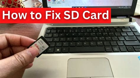 windows 10 not recognizing sd card slot.